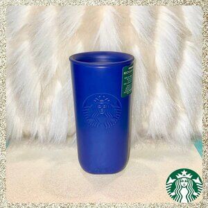 💜 ♻️ 2025 Starbucks Purple/Blue Recycled SS 12oz Tumbler NWT
